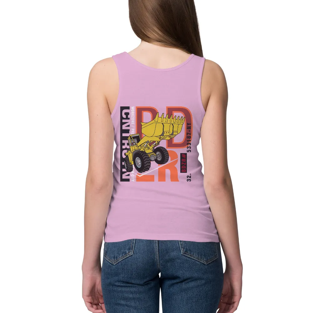 Graphic Tees: Bulldozer Power - Bold and Determined|red hot chili peppers world tour shirt