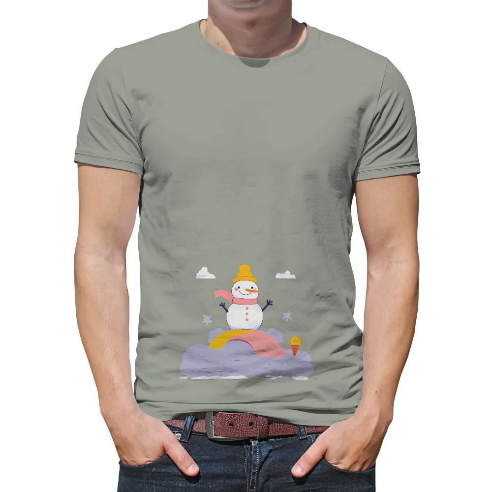 T-Shirts Custom: Frosty the Snowman - Winter Magic|winter is coming t shirt women's