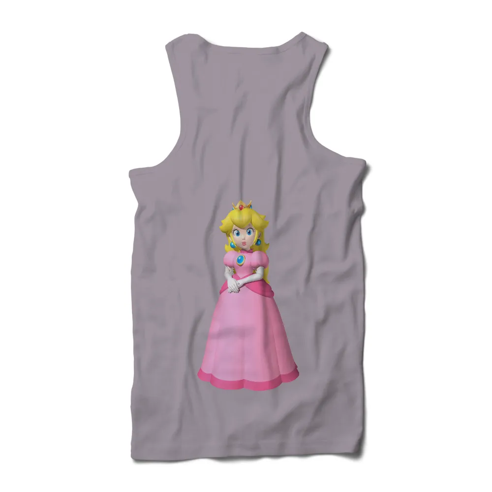 Tee Shirts Printed - Princess Peach: Strength and Grace|you only got video game shirt