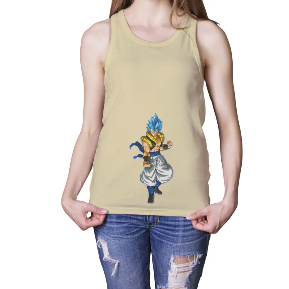 Custom T-Shirt Printing: Super Saiyan Blue Gogeta - Anime Power|dragon ball z nba t shirt