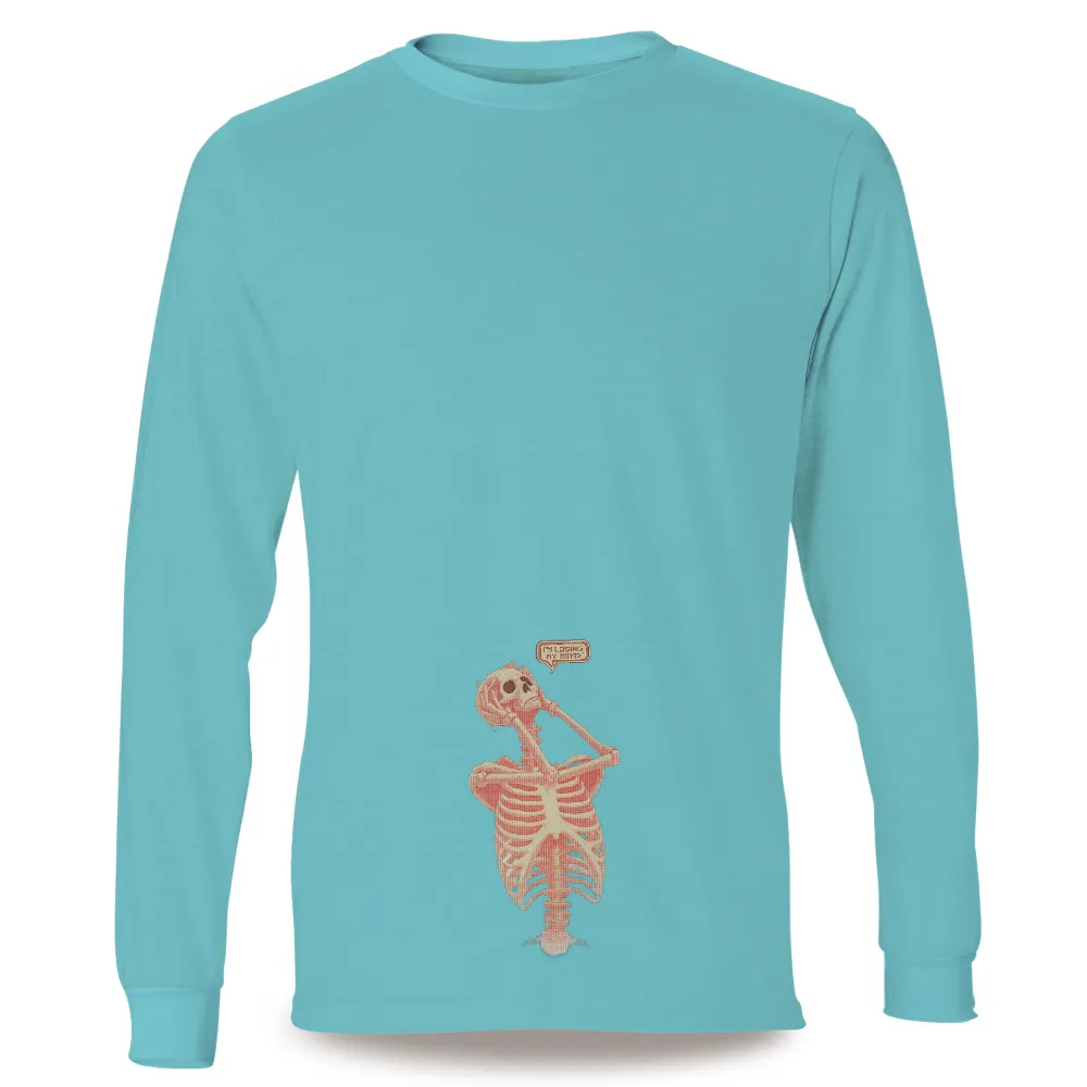 T-Shirt Printing: Skeleton Expressing Modern Stress|kobe bryant skeleton