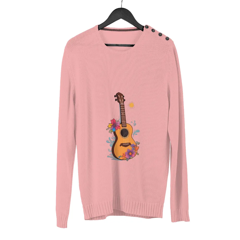 TShirt Printing: Ukulele Harmony - A Symphony of Colors and Joy|black market art t shirts