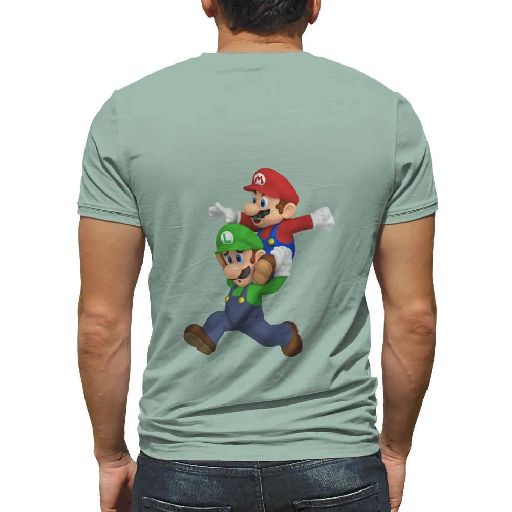 T-Shirts Design: Mario and Luigi Adventure - Gaming Culture|cena mario shirt