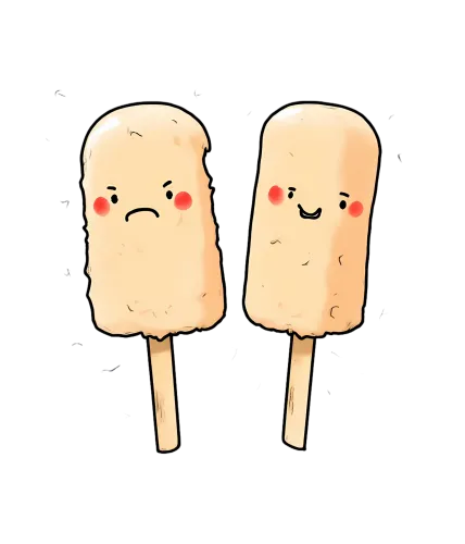 Custom T-Shirt Printing: Melting Ice Cream Popsicle Friends