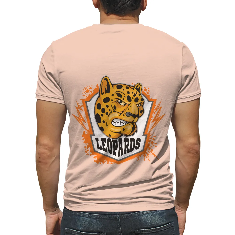 Customized Tee Shirts: Leopard Power - Strength and Courage|leopard easter bunny shirt