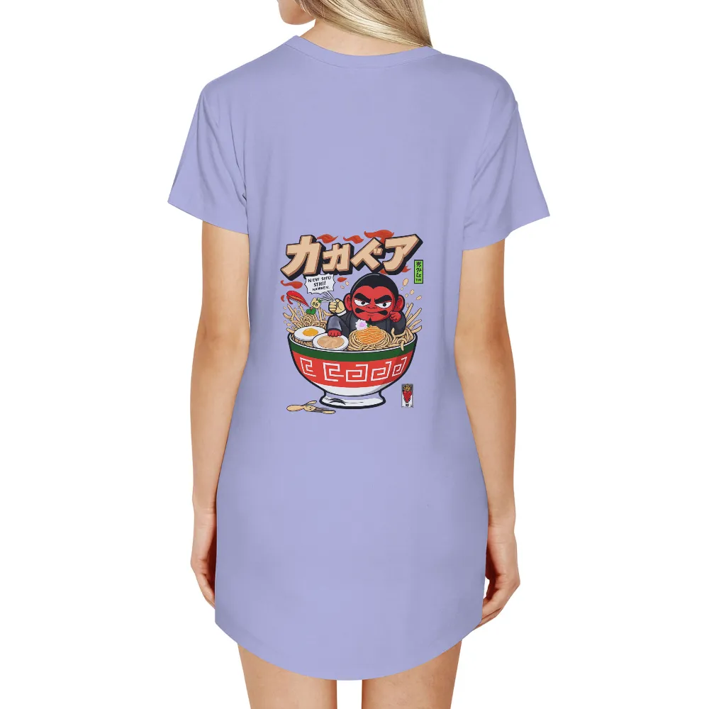 Customized Tee Shirts: Ramen Lover's Delight | Anime Character Design| noodles