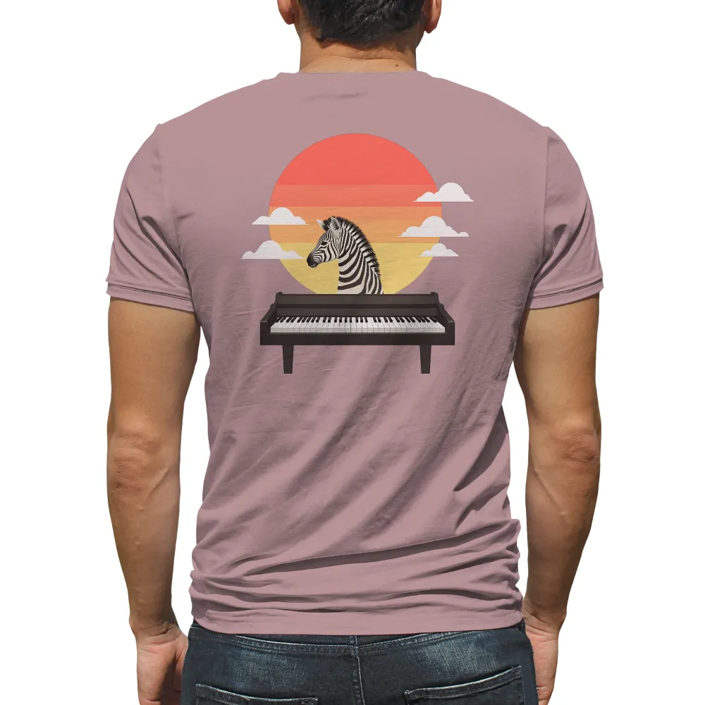 Custom T-Shirt Printing: Melody's Piano Serenade Under the Sunset|men have made a lot of bad art shirt