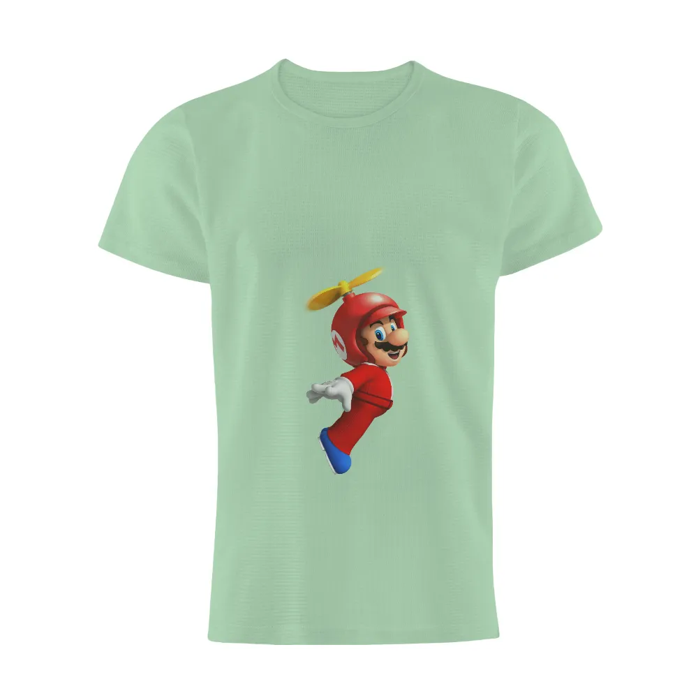 TShirt Printing: Adventure with Mario - Gaming T-Shirt Design|mario red nose day t shirt