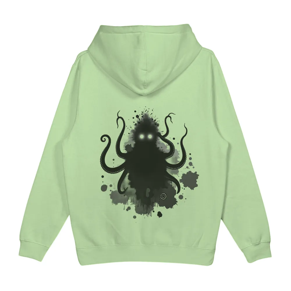 T-Shirts Design: Shadow Octopus - Artistic Mystery|octopus jungle trousers