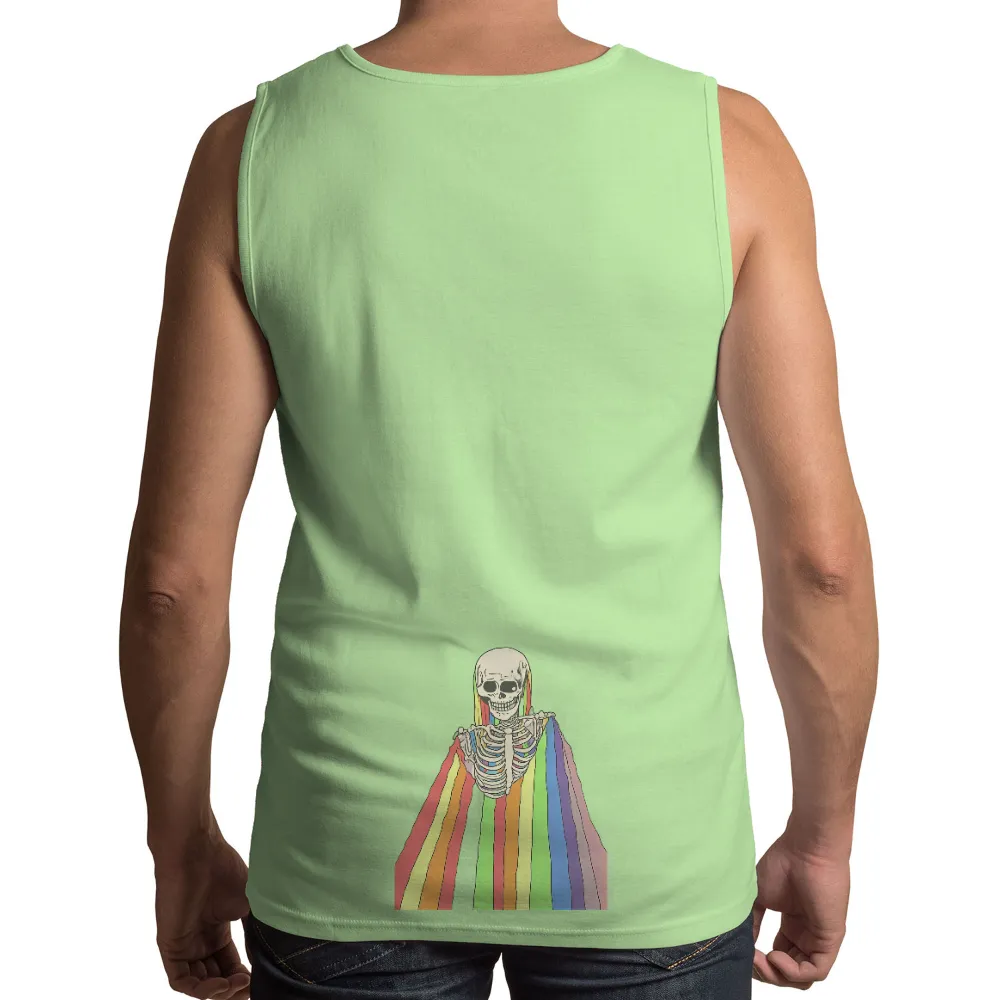 TShirt Design: Rainbow Skeleton - Pride and Unity|bacon rainbow t shirt