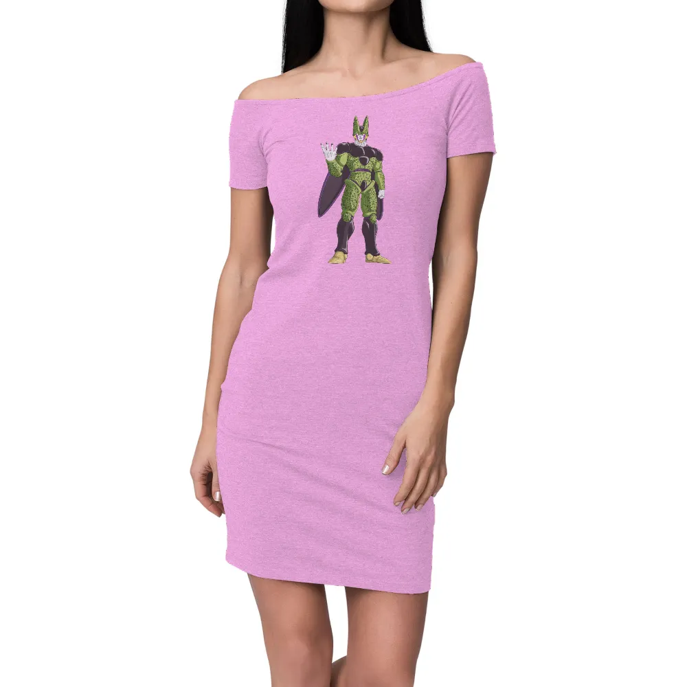 Shirts Graphic Tees: Cell from Dragon Ball Z - Anime Character Design|dragon ball z sleeve