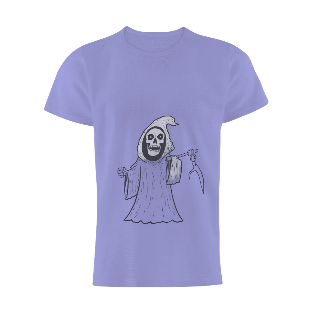 T-Shirts Custom: The Reaper - Artistic Design T-Shirt| skeleton with scythe