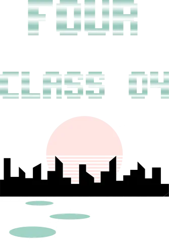 Customized Tee Shirts: Four Class 04 - Cyberpunk Future