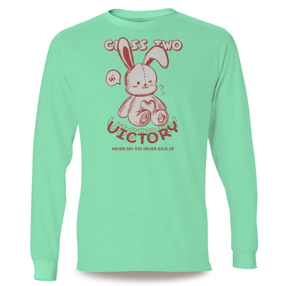 T-Shirts Pattern: Pink Bunny - Class Two Victory|military humor t shirts