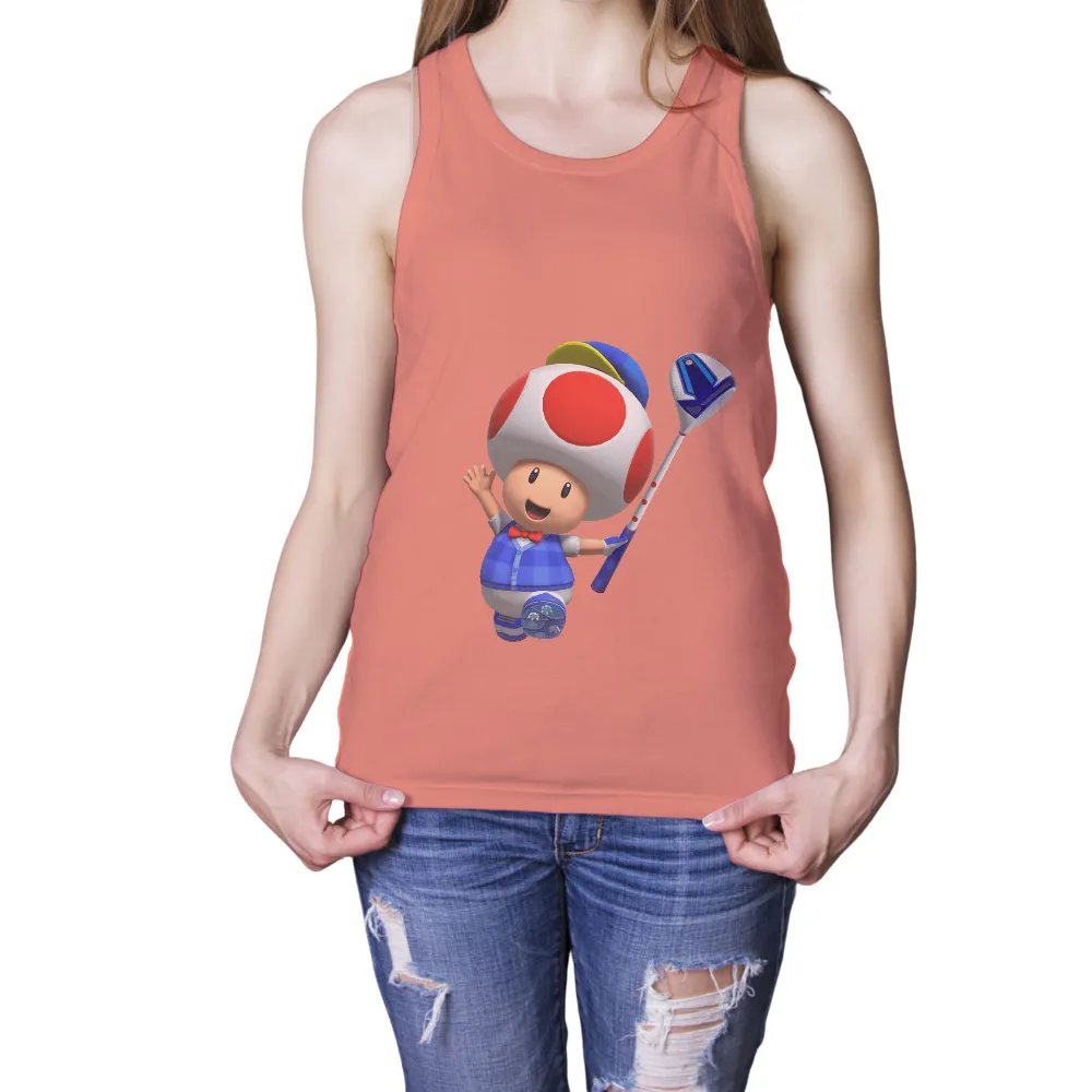 TShirt Printing: Golfing Toad - Sports & Gaming Pop Culture|cartoon tshirt for ladies