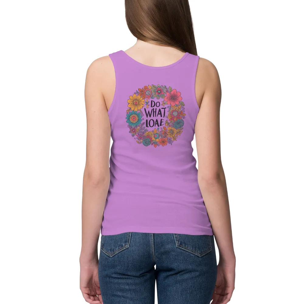 T-Shirts Custom: Do What You Love - Vibrant Floral Design|banksy joy millward