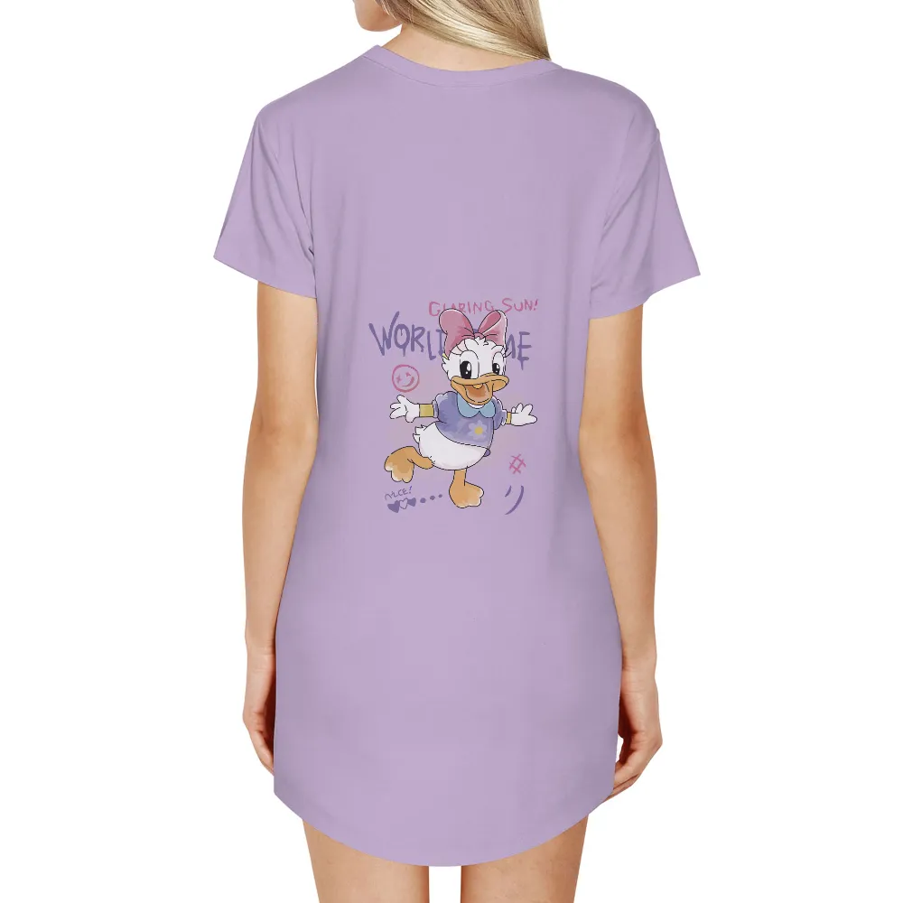 Tee Shirts Printed: Daisy Duck's World of Frustration|heritage donald duck shirt