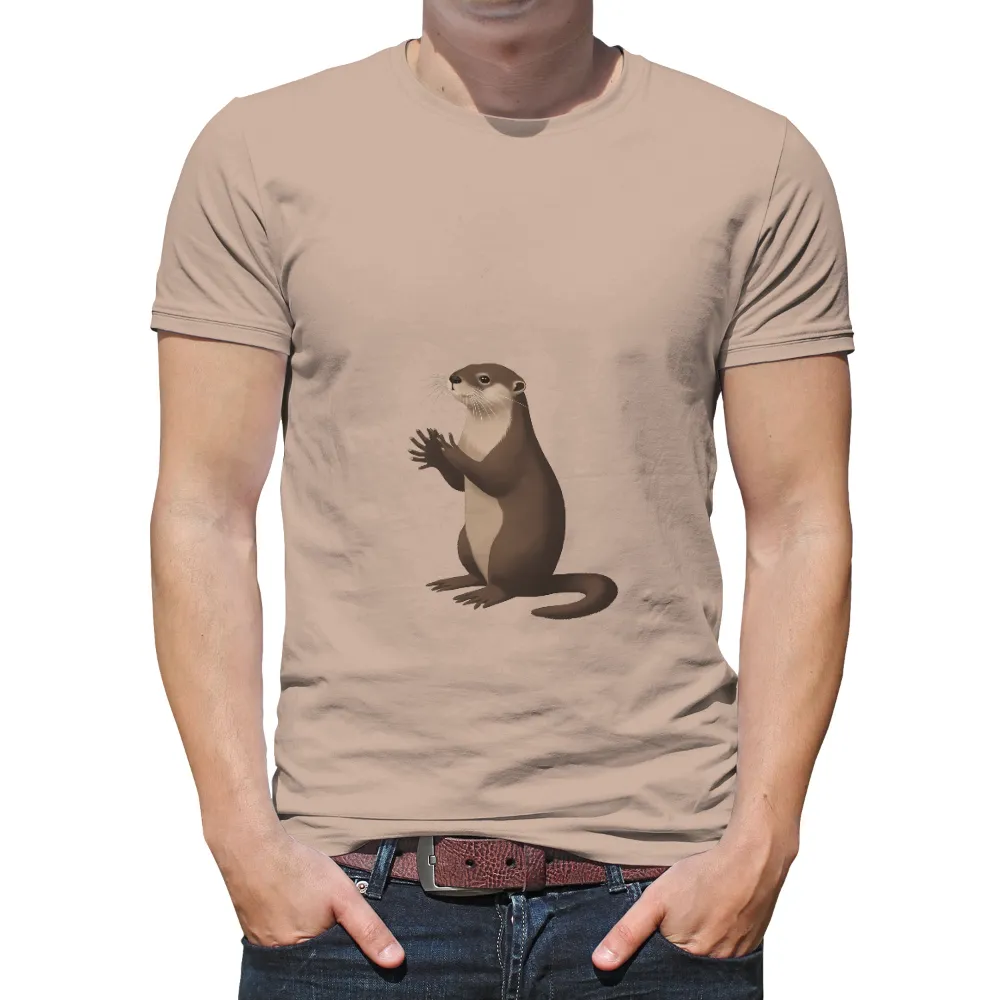 T-Shirts Design: Ollie the Otter - A Philosopher's Quest|otter brewery t shirt