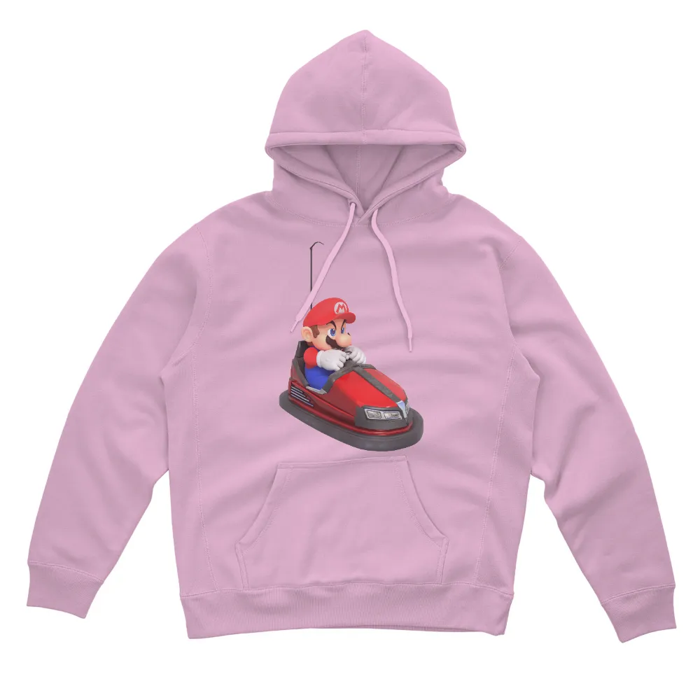 TShirt Printing: Mario's Futuristic Bumper Car Adventure|mario shirt off