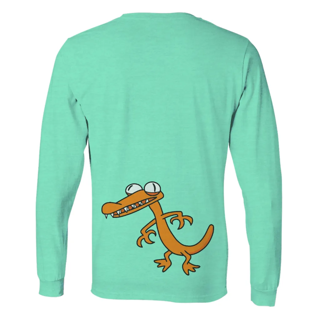 Tee Shirts Printed: Zippy the Orange Lizard - Whimsical Adventure|gold shirt roblox