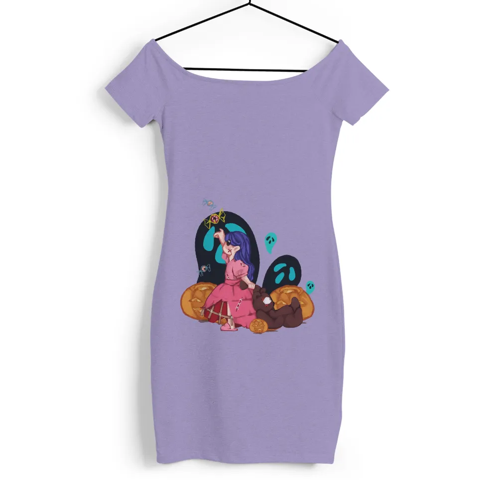 Tee Shirts Printed: Halloween Horror Whimsy|roblox cute t shirt pink