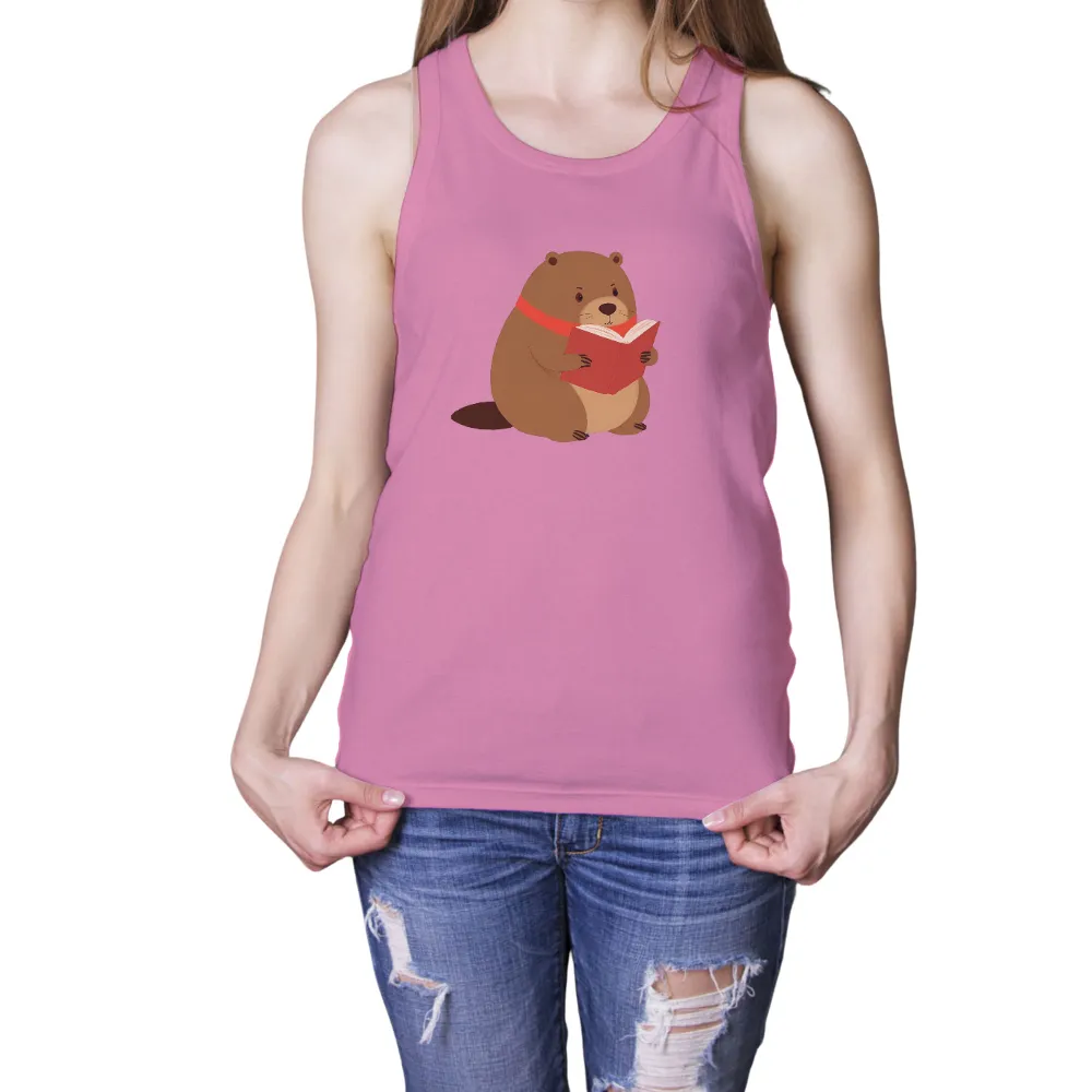 Graphic Tees: Benny the Beaver - Reading and Learning|summer reading 2022 t shirts