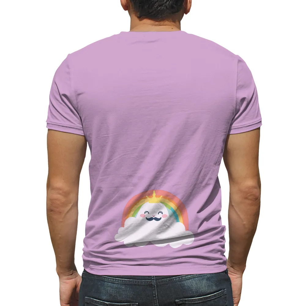 T-Shirt Printing: Whisp the Rainbow King - Funny & Imaginative Design|rainbow big sister shirt