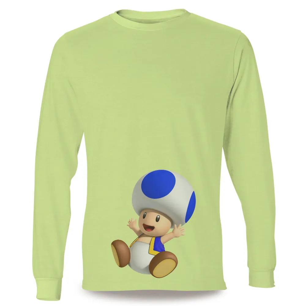 Graphic Tees: Celebrate Gaming Fun with Toad from Super Mario|super mario maker 2 t shirt