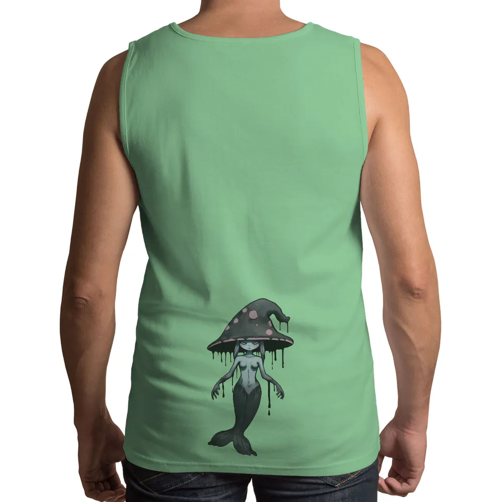 Enchanting Design: Mermaid Mushroom Fantasy Art|pleasures surrealism tie dye shirt