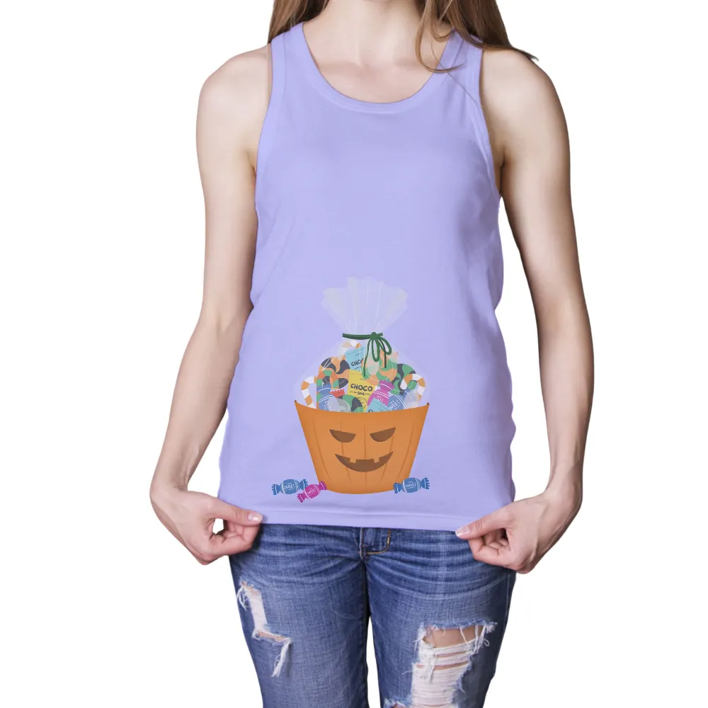 Trick-or-Treat TShirt Printing: Halloween Candy Bucket Design|vineyard vines halloween shirt 2022