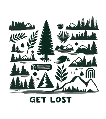 TShirt Design: Get Lost in Nature's Embrace