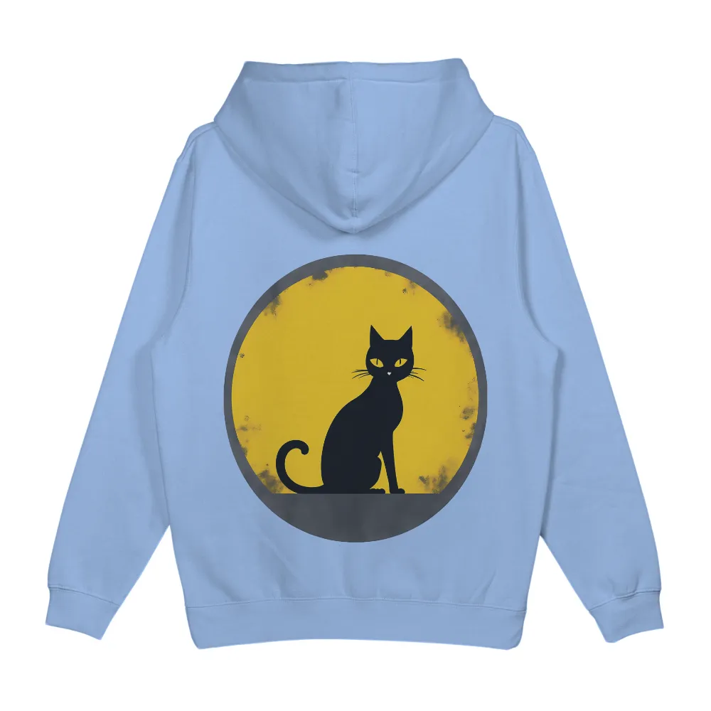 Customized Tee Shirts: Luna the Cat - A Symbol of Hope and Inspiration|Black cat named Luna