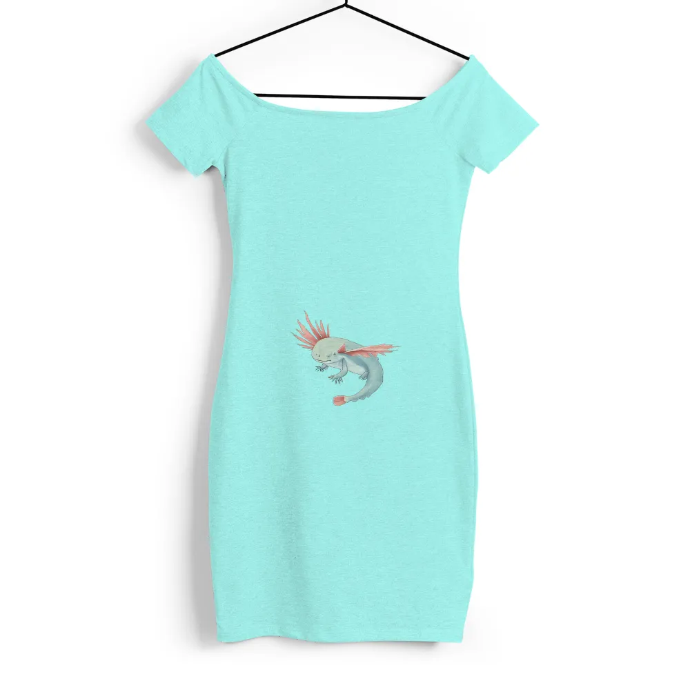 T-Shirts Custom: Whimsical Axolotl - Artistic Designs|hope graffiti