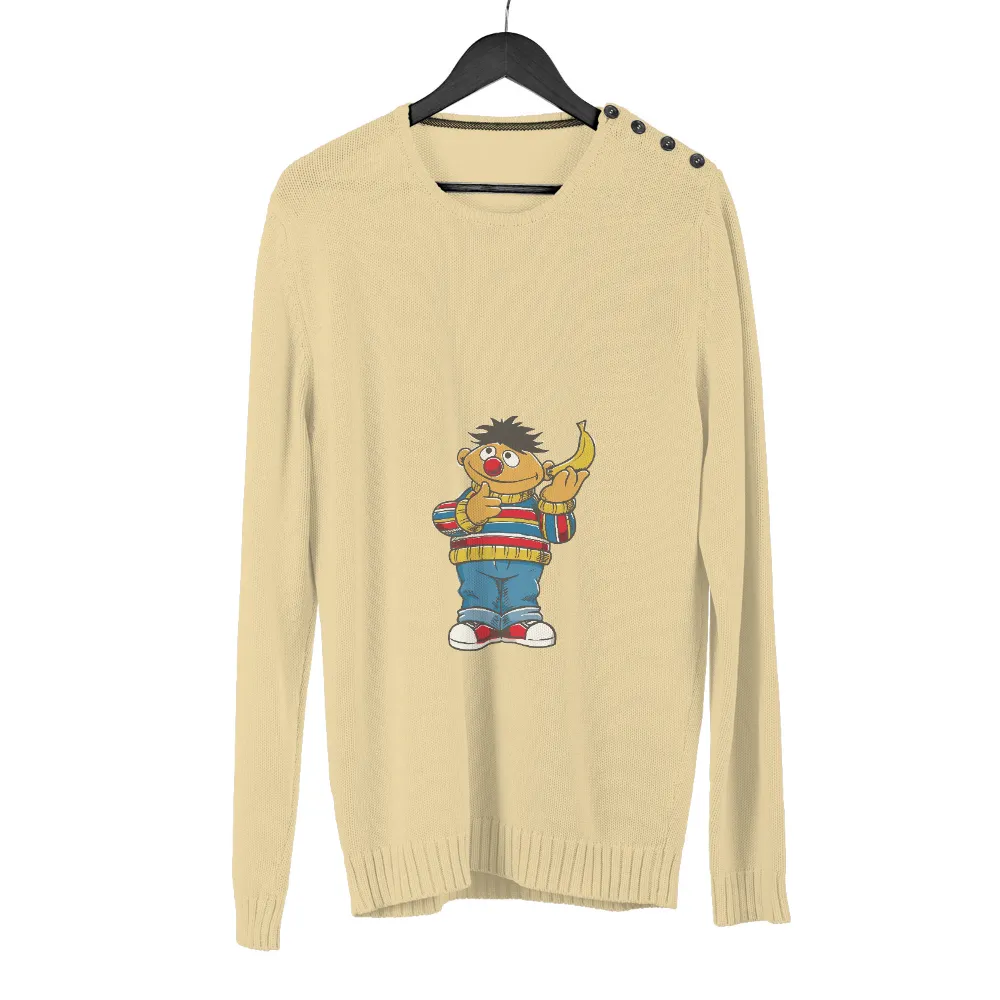 T-Shirts Design: Mr. Banana - Whimsical and Cheerful|banana republic premium pima cotton t shirt