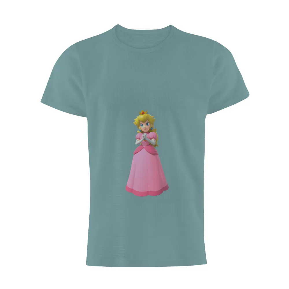 Tee Shirt Printing: Princess Peach - A Symbol of Grace and Courage|video game valentine shirt