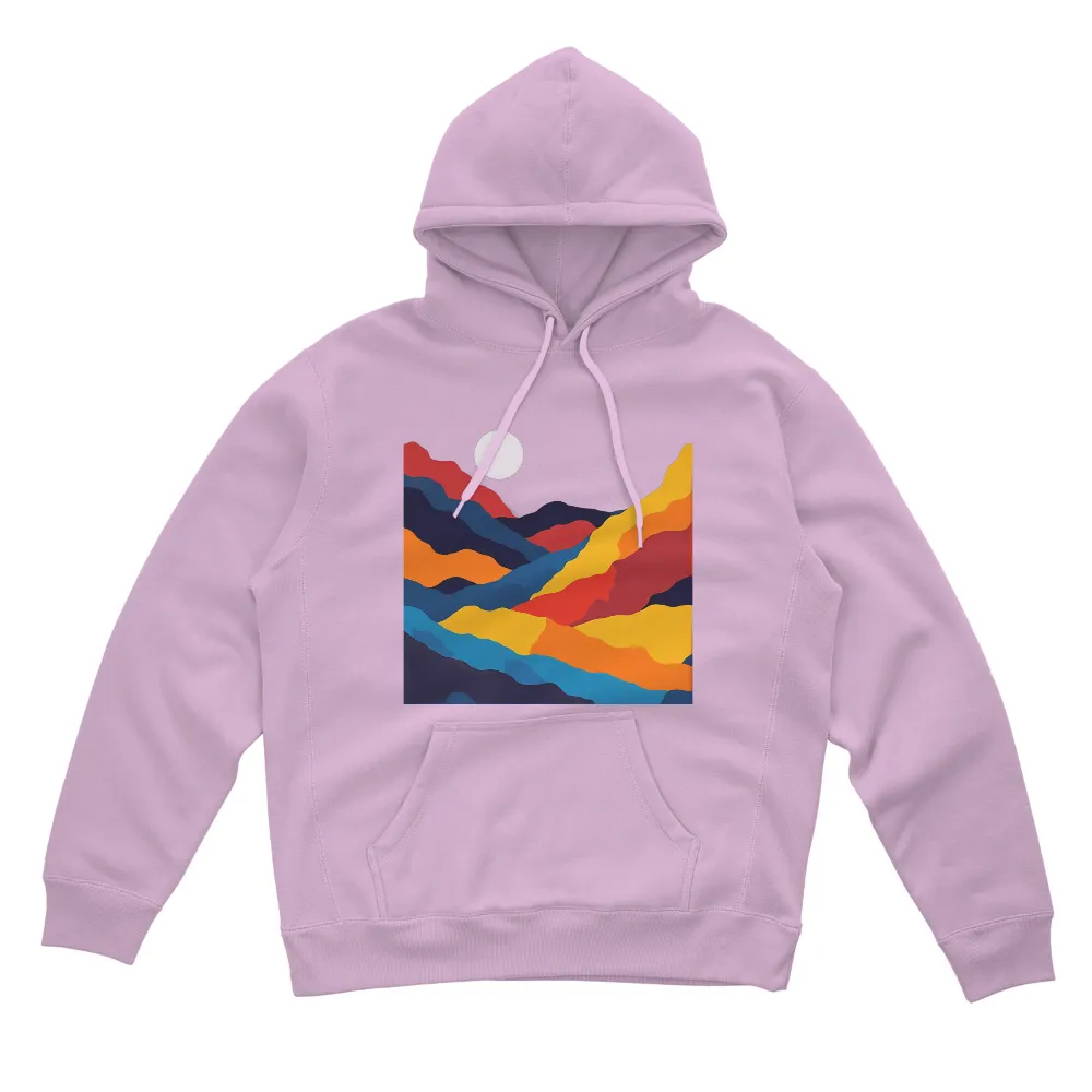 Custom Tee Shirts: Sunset Waves - Nature's Symphony in Colors|trending shirt colors 2022