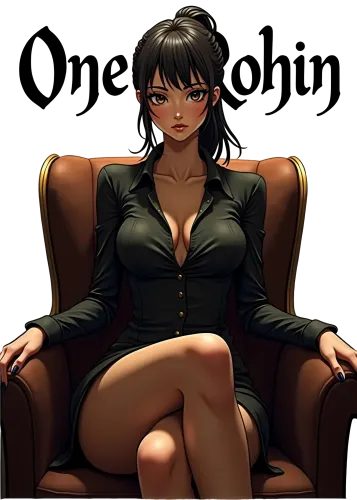 Nico Robin in Dark Shirt - one piece shirt