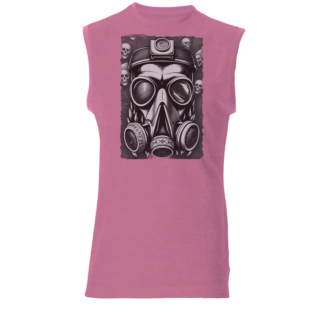 T-Shirts Pattern: Gas Mask & Skulls - Resilience and Survival| Various skulls