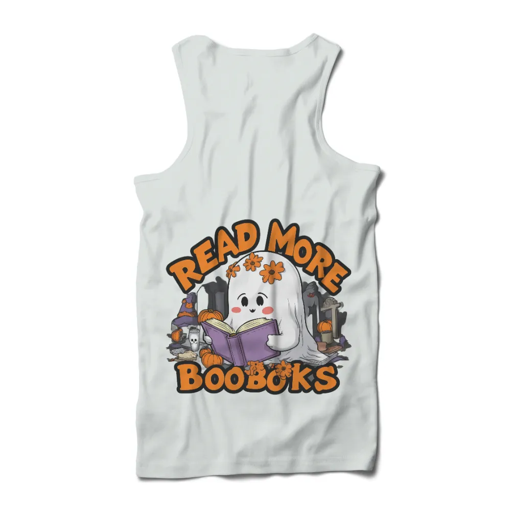 Customized Tee Shirts: Read More Booboks - Halloween Ghost Reading|thick thighs spooky vibes sweatshirt