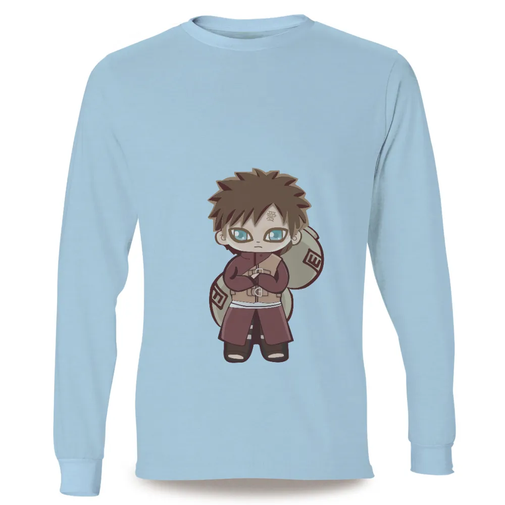 Gaara TShirt Design: Strength and Determination|2k naruto shirt