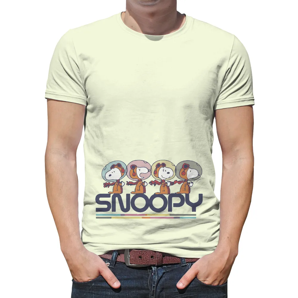 Custom T-Shirt Printing: Spread Joy with Snoopy's Adventurous Friends|free cheese tshirts reservation dogs