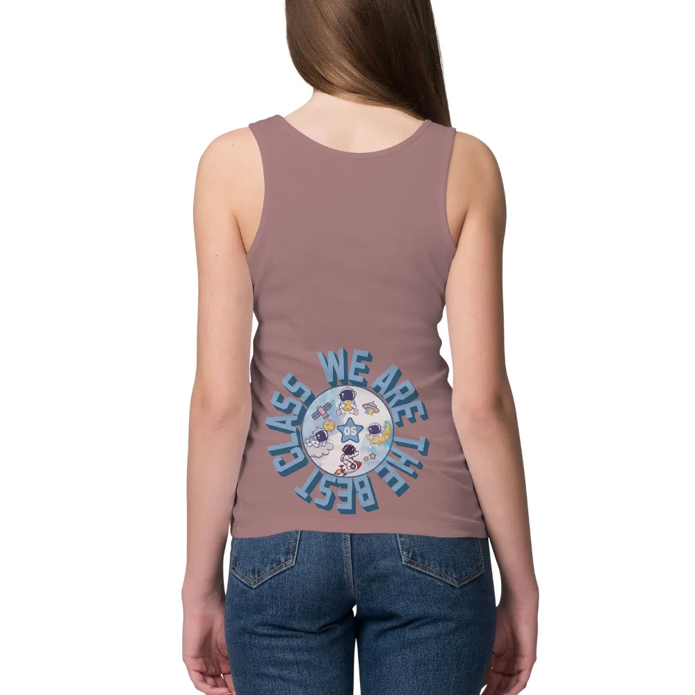 Tee Shirt Printing: Explore the Universe with Class 05 Astronauts|stars hollow knit a thon shirt