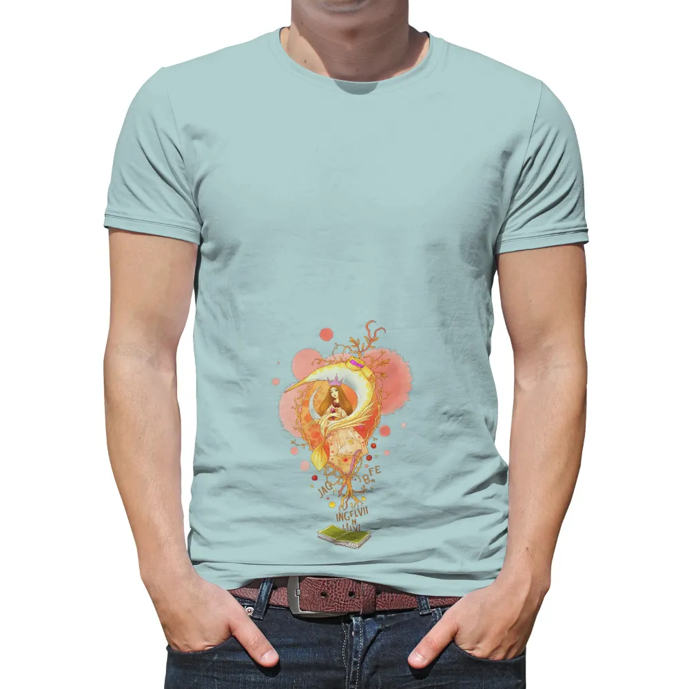 Tee Shirt Printing: Princess on the Moon - Fantasy Art|oliver tree shirt hot topic