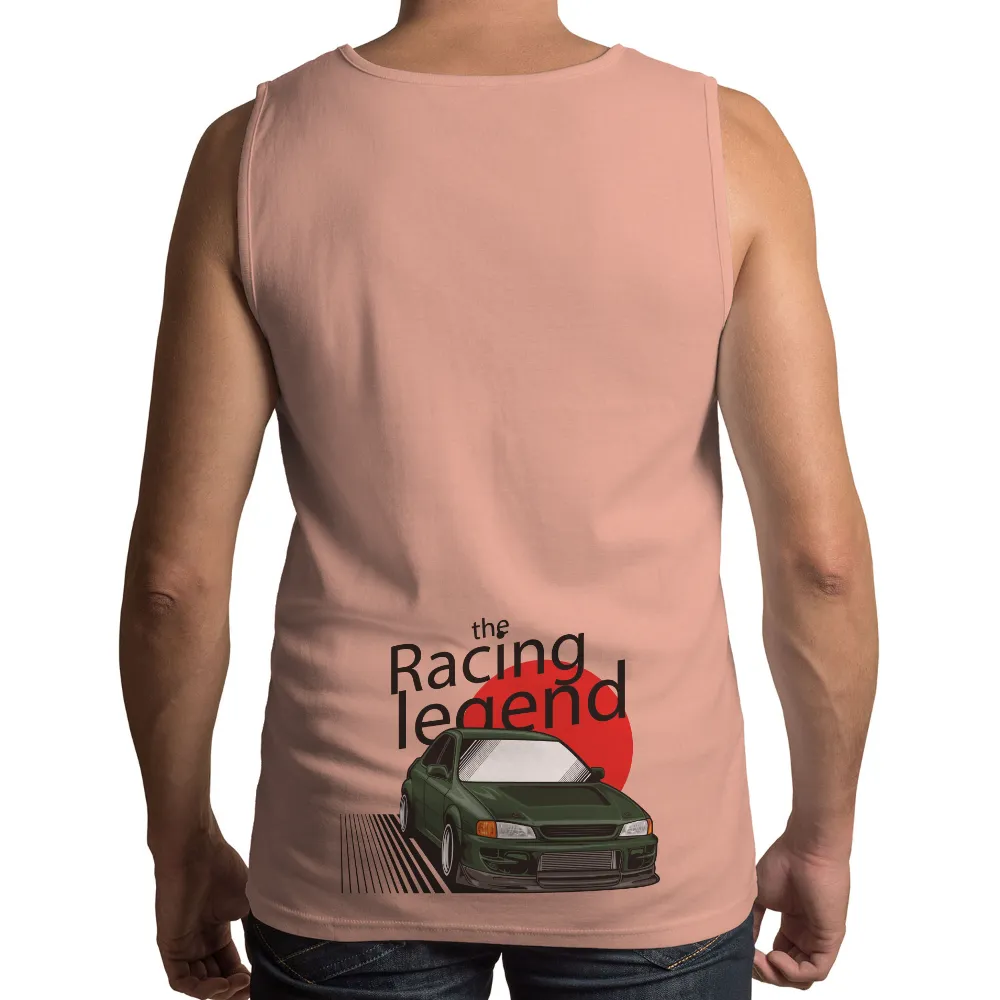 T-Shirts Design: Green Sports Car with Rising Sun - Car Culture|freedom celtics jersey