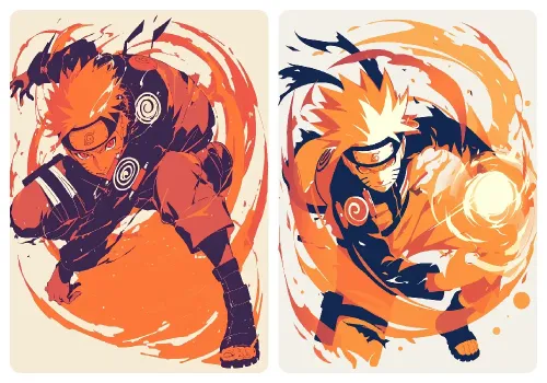 Exclusive Naruto Baryon Mode T-Shirts: Unleash Your Inner Power