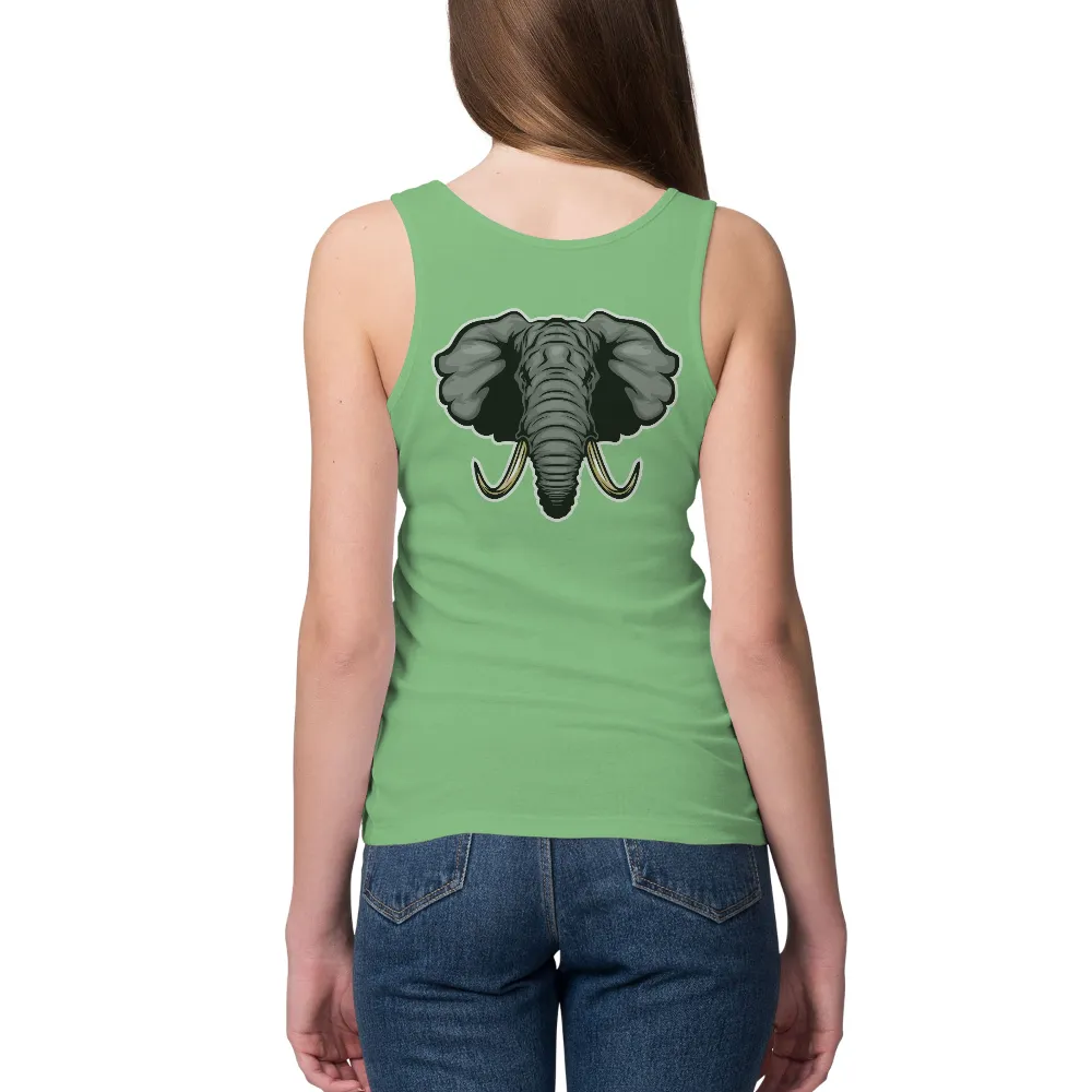 TShirt Design: Majestic Elephant - Strength and Wisdom|special shirt design