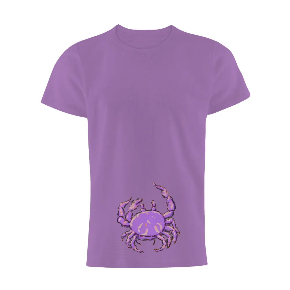 TShirt Design: Purple Crab - Strength and Resilience|purple t shirt in roblox