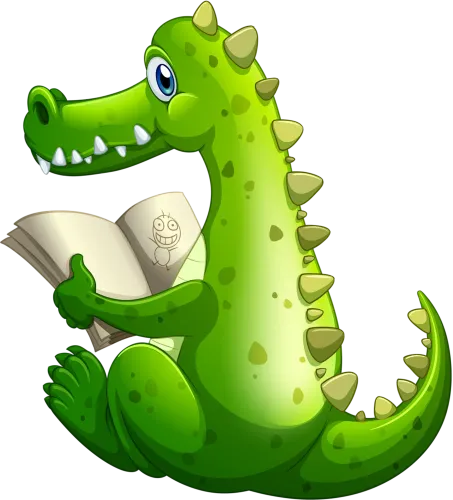 Custom Tee Shirts: Whimsical Dragon Reading Book