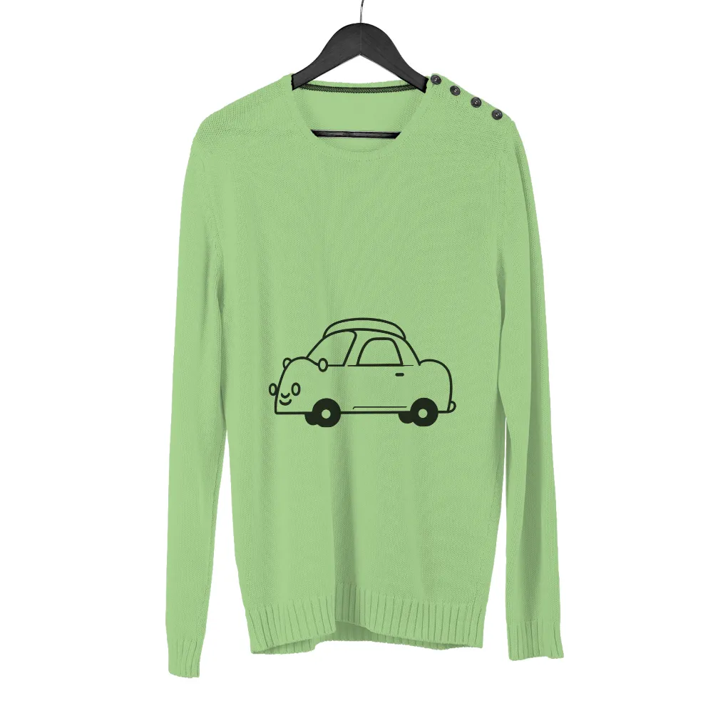 Tee Shirts Printed: Bumpy's Adventure - Cute Car Design|cute valentine women's t shirts