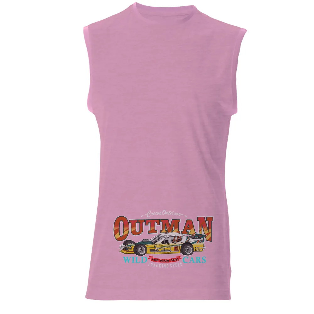 TShirt Design: OUTMAN Wild Cars - Retro Racing Adventure|welovefine adventure time